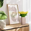 Sztuczne tulipany Relaxdays, 24 sztuczne kwiaty wyglądające Podgląd zdjęcia produktu 3
