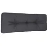 vidaXL Cuscino Pallet antracite 120x40x12 cm tessuto Anteprima dell’immagine prodotto 4