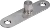 A close-up studio shot of a metal door hinge component on a white background. Produktbild-Vorschau