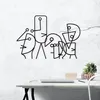 Wallity, Dekoratives Wandaccessoire aus Metall, Damophilus, Produktbild-Vorschau 1
