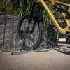 KADAX 4-stanowiskowy stojak rowerowy stalowy srebrny Podgląd zdjęcia produktu 11