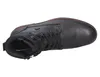 A top-down view of a black boot. Voir les images du produit