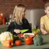 3-teiliges Kunststoff-Kindermesser-Set aus Nylon, sichere Produktbild-Vorschau 5