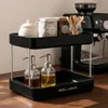 WELLHAUS Küchen Organizer 2 Etagen Schwarz Regal Ablage Produktbild-Vorschau 5