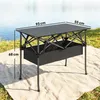 Outsunny Campingtisch Klapptisch mit Netzfach, Tragetasche, Produktbild-Vorschau 3
