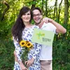 Mr. & Mrs. Panda Schild Blume Kleeblatt DIN A4 - Blattgrün Produktbild-Vorschau 5