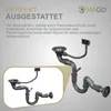 HAGO24 Einbauspüle 68x45cm Edelstahl Küchenspüle Spülbecken Produktbild-Vorschau 6