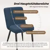 Lot de 4 chaises de salle à manger Flieks, chaises de Voir les images du produit 3