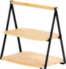 Vilde | 2-stöckige Etagere - 28x20x27,5 cm - Bambus und Produktbild-Vorschau 3
