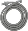 A coiled gray flexible hose with connectors at each end, likely for a washing machine. Produktbild-Vorschau