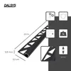 Dalsys Fliesenschiene Eckprofil 2,5m x 12,5mm Schwarz Produktbild-Vorschau 2