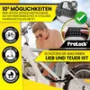 DUNLOP Fahrradschloss Zahlenschloss Fahrrad Schloss - Hohe Produktbild-Vorschau 7