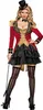 A woman in a circus director costume holding a whip. Produktbild-Vorschau