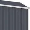 Szopa ogrodowa na drewno opałowe antracyt 245x98x159 cm Podgląd zdjęcia produktu 13