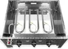 Edelstahl Gasbräter Gasgrill Flammig Gastrobräter Stahlpfanne Gastro Tischgrill Flammen 913472 Bräter Grill Stahlpfann Email Pfanne Grillrost Fettwanne Produktbild-Vorschau