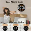 Digitale Wanduhr, 10 Zoll großes Display, LED-Uhr für Produktbild-Vorschau 4