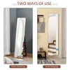 HOMCOM Grand miroir pleine longueur rectangulaire, 37 x 160 Voir les images du produit 11