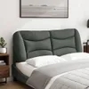 vidaXL Kopfteil-Kissen "Hvar" Dunkelgrau 120 cm Stoff Produktbild-Vorschau 3