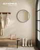 SONGMICS Nástěnné zrcadlo, kulaté koupelnové zrcadlo s Náhled obrázku produktu 1