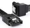 deleyCON SATA 3 Nylon Kabel Set 30cm 90° gewinkelt, 3 Stück Produktbild-Vorschau 2