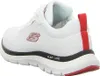 A side view of a white sneaker with red accents. Produktbild-Vorschau