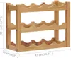 vidaXL Stojan na víno na 12 fliaš 47 x 21 x 36 cm Dubový Náhľad obrázku produktu 4