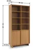 Knihovna SUNA, výška 98 cm, stojací regál, dub karamel, 2 Náhled obrázku produktu 4