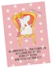 Mr. & Mrs. Panda Postkarte Einhorn König - Rot Pastell - Produktbild-Vorschau 1