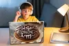 MuchoWow® Laptop Aufkleber Sticker Cover Zitate - 'Backe Produktbild-Vorschau 3