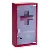 Zeller Medizinschrank, Metall, rot 25x12x45 Produktbild-Vorschau 9