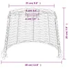 vidaXL Lampenschirm Braun Ø30x20 cm Korbweide Produktbild-Vorschau 7