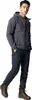 Mivaro Herren Softshelljacke mit Kapuze in Anthrazit - Produktbild-Vorschau 2