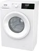 A white Gorenje washing machine is shown from a slightly angled front view against a white background. Produktbild-Vorschau