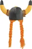 Casque viking en peluche avec tresses Voir les images du produit 9