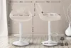 Two bar stools are shown with dimensions and weight capacity indicated by text overlays. Podgląd zdjęcia produktu