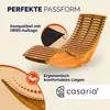 CASARIA® 2x Sonnenliege Klappbar Wetterfest Holz 160kg Produktbild-Vorschau 6
