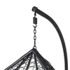 Hängesessel für den Garten VIRELLA XL, Schwarz / Schwarz + Produktbild-Vorschau 5