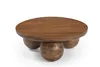 Marmoholz - Table basse ronde Siena Ø80 x H30 cm en bois Voir les images du produit 1