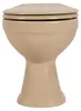 sanicomfort Stand-WC Beige Matt – Spülrandlos, Tiefspüler, Produktbild-Vorschau 4