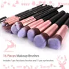 Make-up Pinsel 16 PCs Make-up Pinsel Set Premium Synthetic Produktbild-Vorschau 2