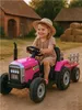 Trattore elettrico Baby Mix Erick con telecomando rosa Anteprima dell’immagine prodotto 2