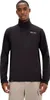 Mann trägt schwarzen Berghaus Halb-Zip Polartec-Fleece Prism Micro mit Stehkragen und Brusttasche mit Reißverschluss Produktbild-Vorschau