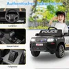COSTWAY Voiture électrique 12V pour enfants Police, Voiture Voir les images du produit 7