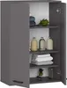 Akord Wandschrank 2-Türig Graphit 64X30X94 Cm Produktbild-Vorschau 1