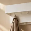 DanDiBo Wandgarderobe met opbergruimte, 60 cm, metaal, wit, Productafbeelding-voorbeeld 4