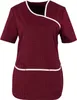 beb MEDIZIN/PFLEGE Damen KASACK Kurzarm V-Neck Weinrot Produktbild-Vorschau 1