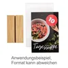 Doppelseitiger Tischkartenhalter DIN A6 Hoch mit Fuß aus Produktbild-Vorschau 5