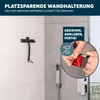 Raclette de douche en silicone, noire Voir les images du produit 5