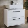 Mobile lavabo Florence 60 x 35 cm Bianco lucido - Mobile Anteprima dell’immagine prodotto 2