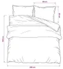 vidaXL Bettwäsche-Set Grau 200x200 cm Baumwolle Produktbild-Vorschau 6